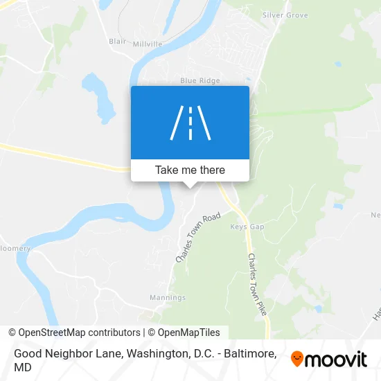 Good Neighbor Lane map