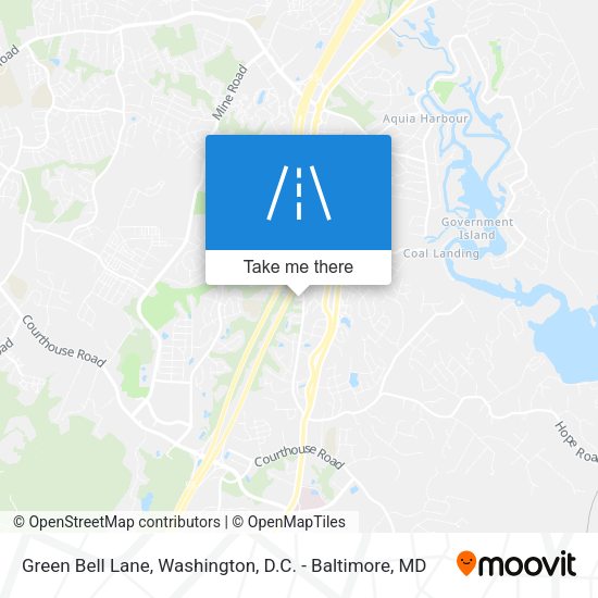 Mapa de Green Bell Lane