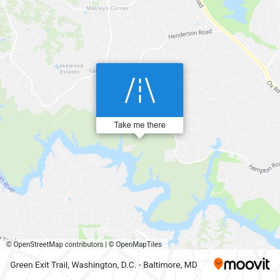 Green Exit Trail map