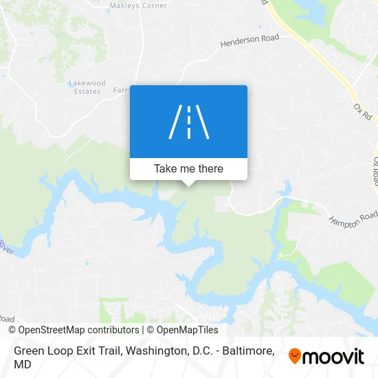 Green Loop Exit Trail map