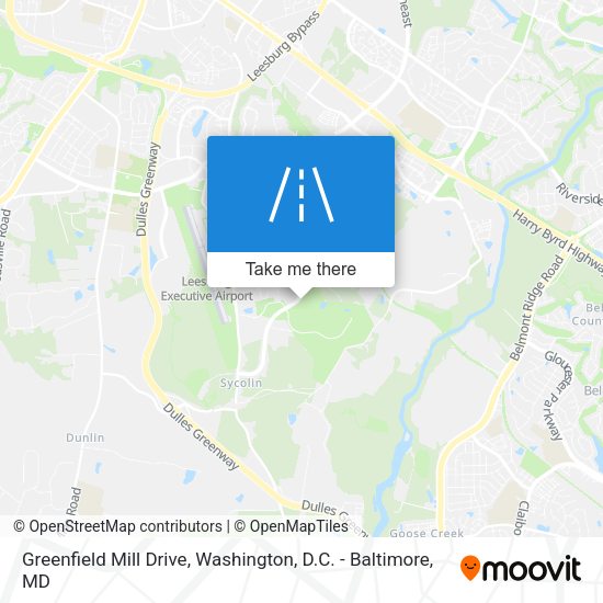 Mapa de Greenfield Mill Drive