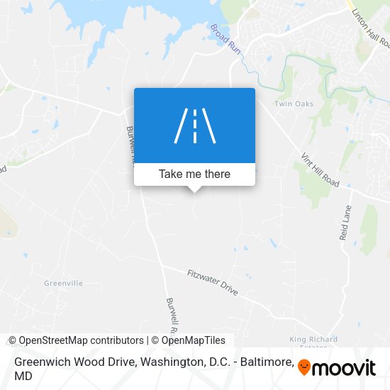 Greenwich Wood Drive map
