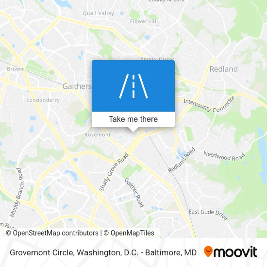 Mapa de Grovemont Circle