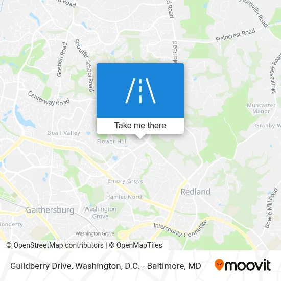 Guildberry Drive map