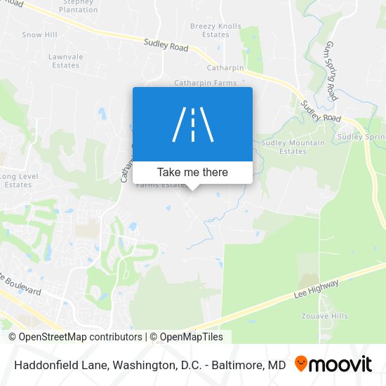 Mapa de Haddonfield Lane