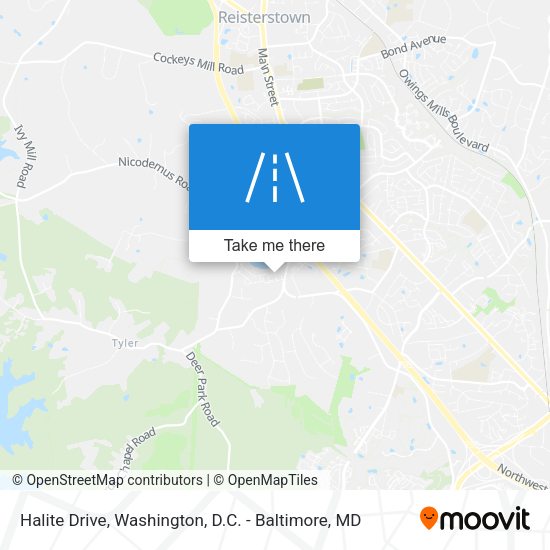 Halite Drive map