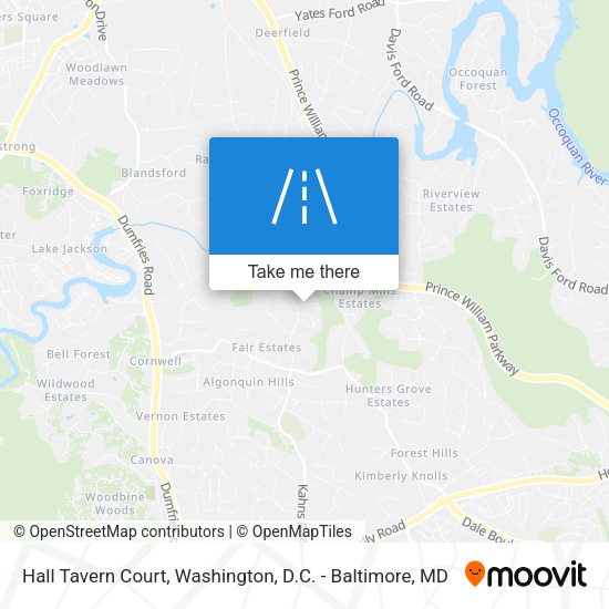 Mapa de Hall Tavern Court