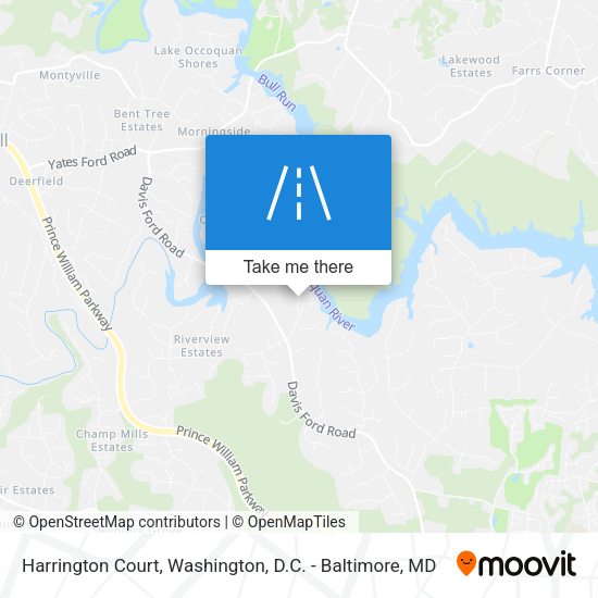 Mapa de Harrington Court