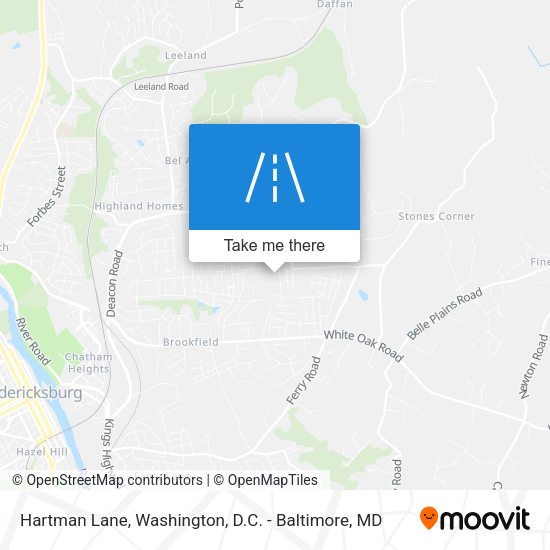 Hartman Lane map