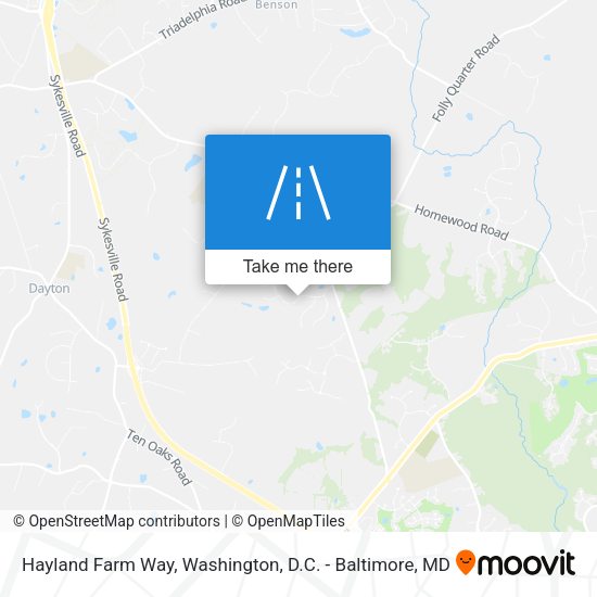 Hayland Farm Way map