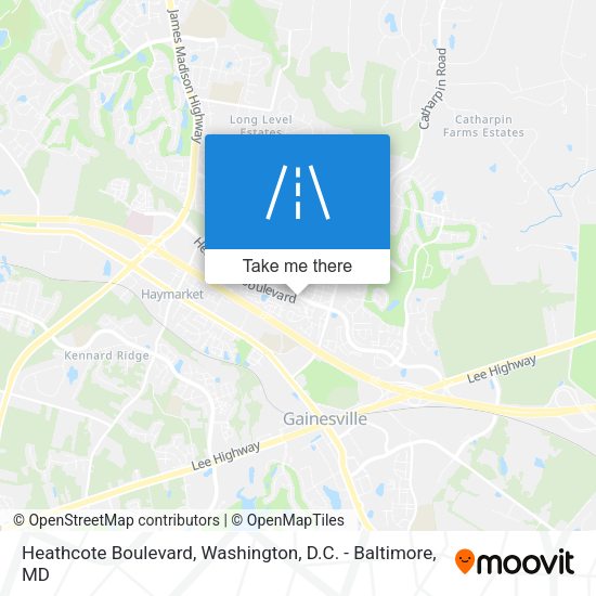 Mapa de Heathcote Boulevard