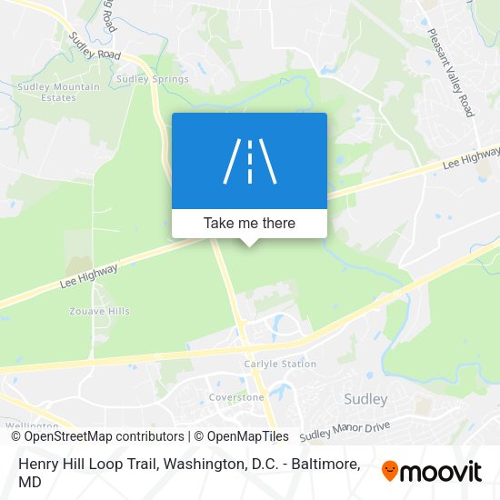 Henry Hill Loop Trail map