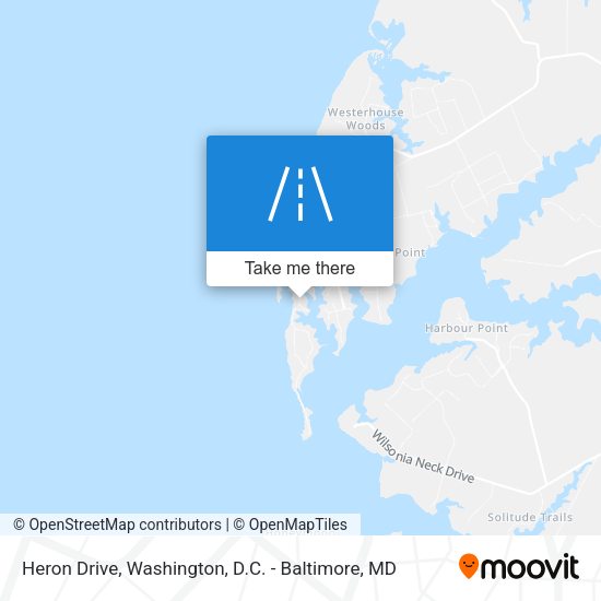 Heron Drive map