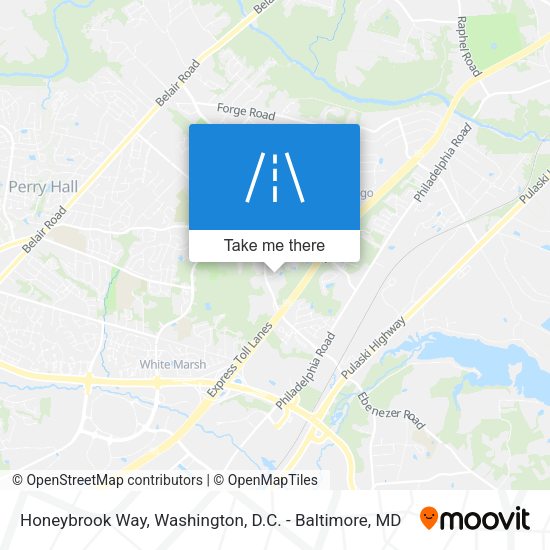 Mapa de Honeybrook Way