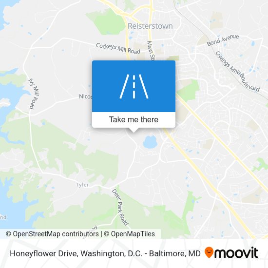 Honeyflower Drive map