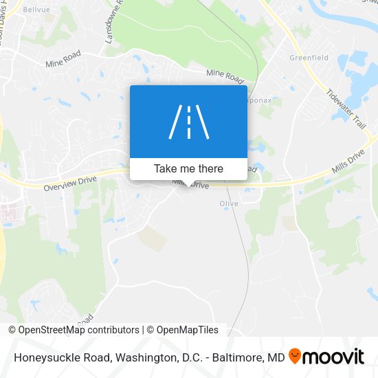 Honeysuckle Road map