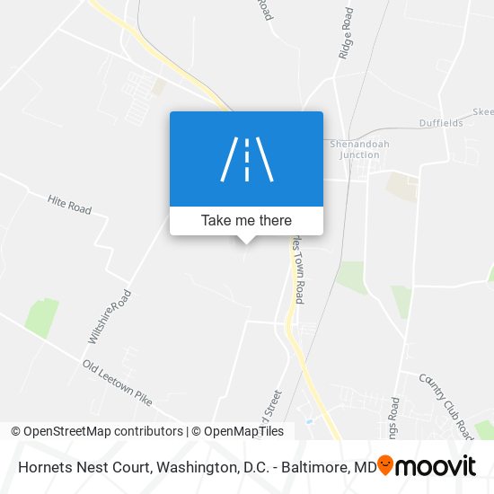 Mapa de Hornets Nest Court
