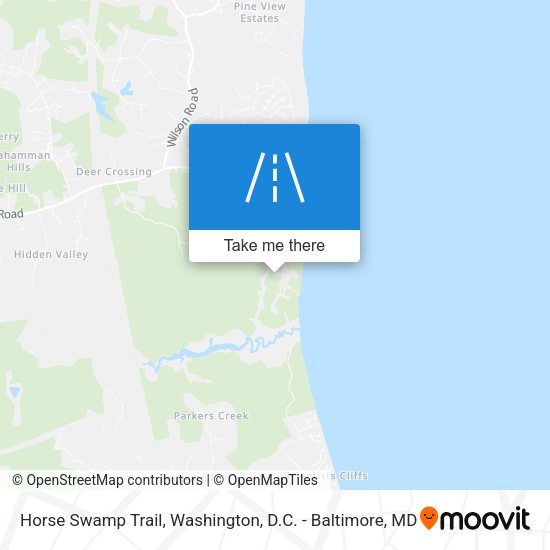 Horse Swamp Trail map