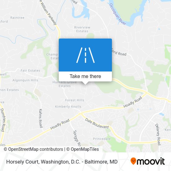 Horsely Court map