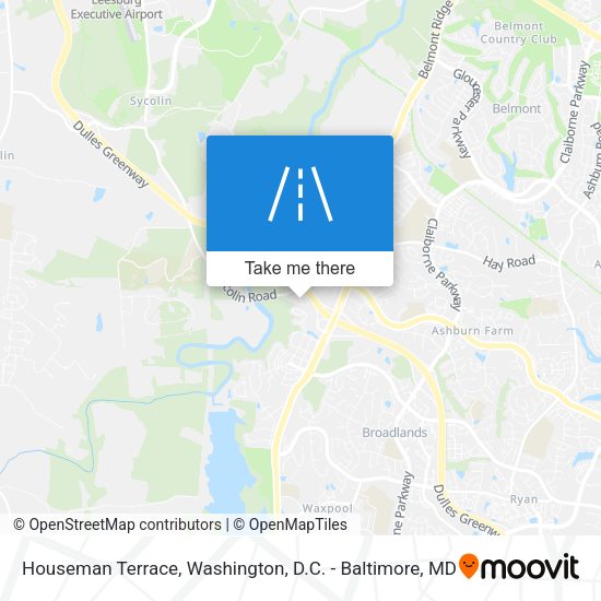Houseman Terrace map