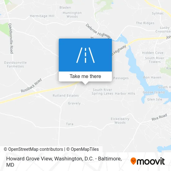 Howard Grove View map