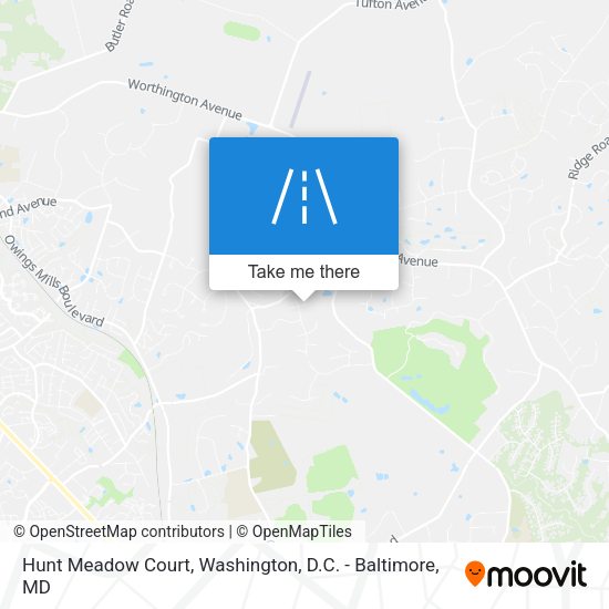 Hunt Meadow Court map