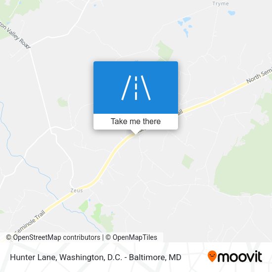 Mapa de Hunter Lane