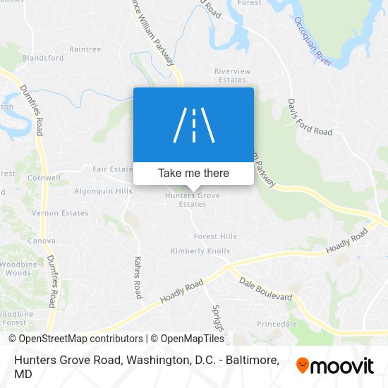 Mapa de Hunters Grove Road