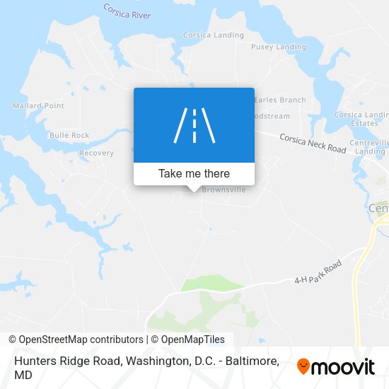 Mapa de Hunters Ridge Road