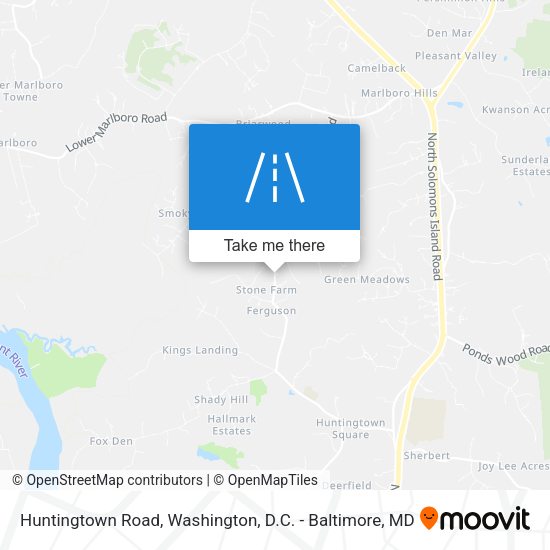 Mapa de Huntingtown Road