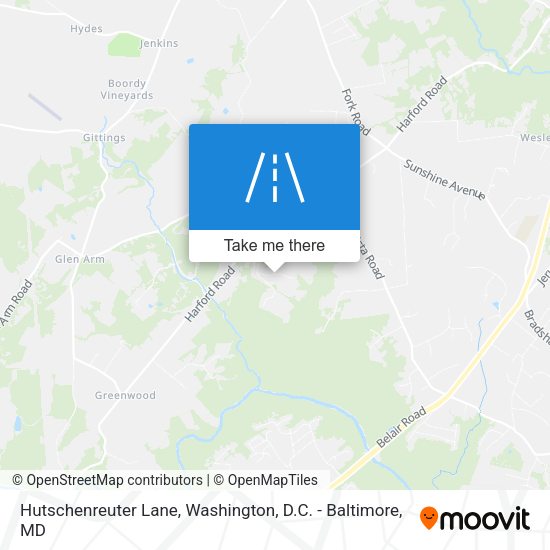 Hutschenreuter Lane map