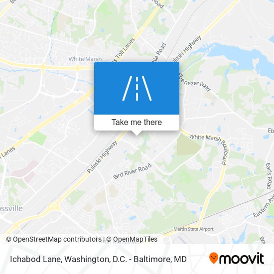 Ichabod Lane map