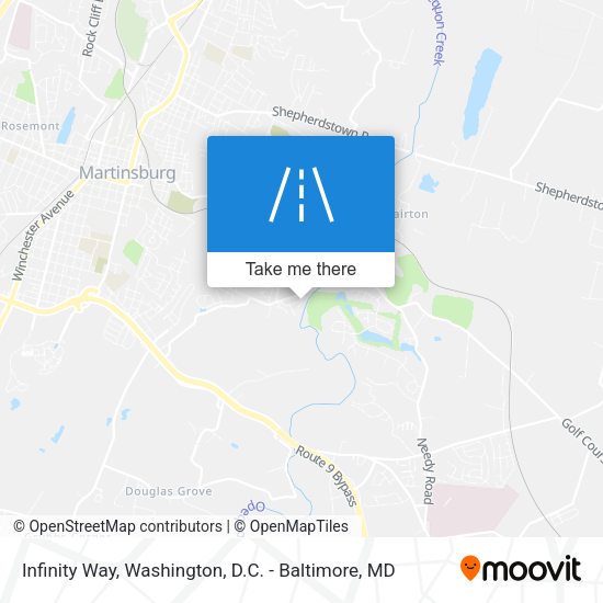 Infinity Way map