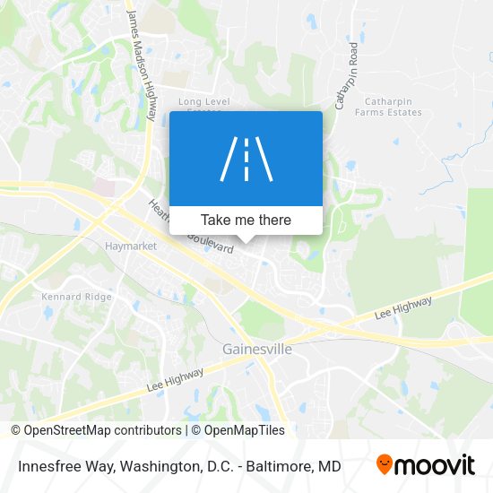 Innesfree Way map