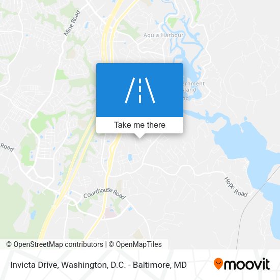 Invicta Drive map