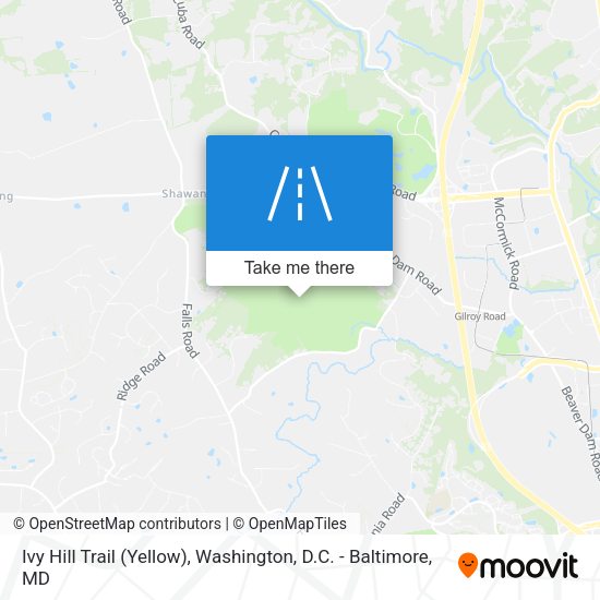 Mapa de Ivy Hill Trail (Yellow)