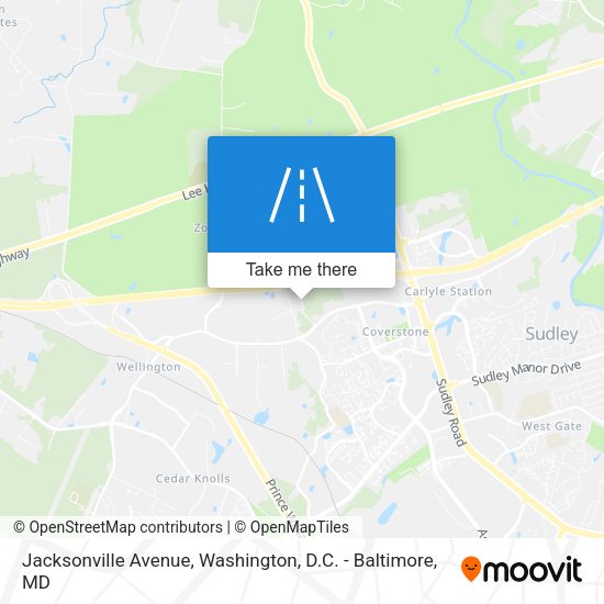 Jacksonville Avenue map