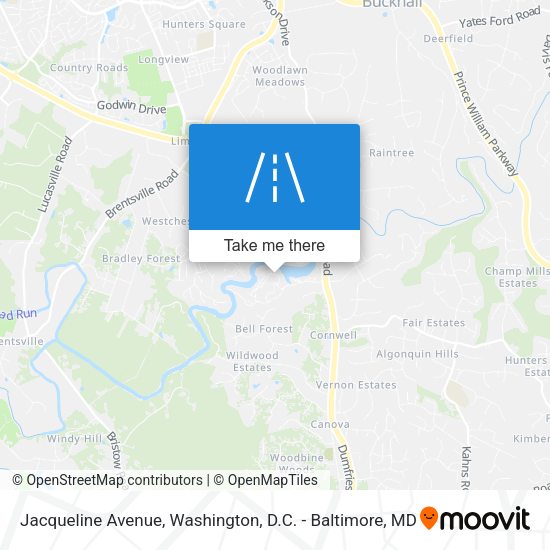 Mapa de Jacqueline Avenue