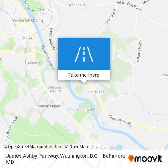 James Ashby Parkway map