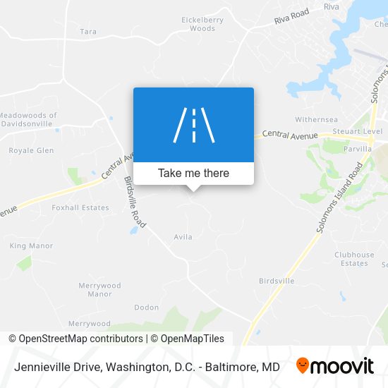 Jennieville Drive map
