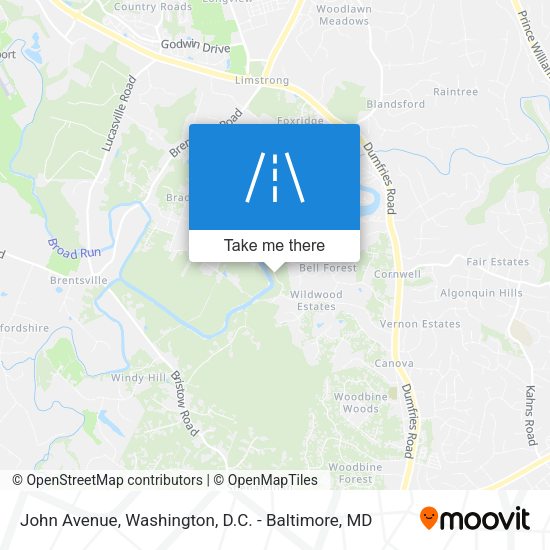 John Avenue map