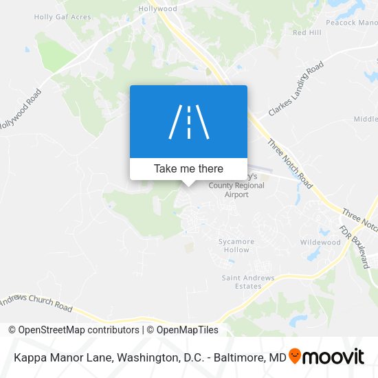 Mapa de Kappa Manor Lane