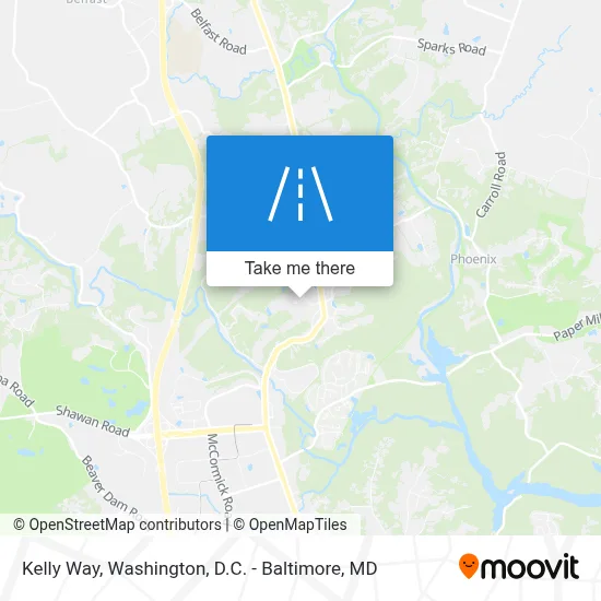 Kelly Way map