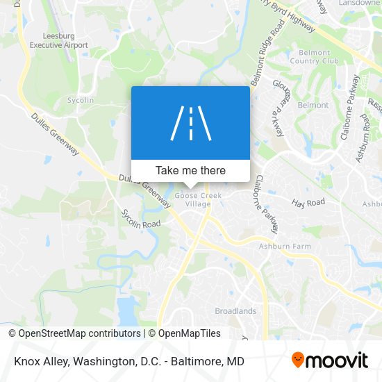 Knox Alley map