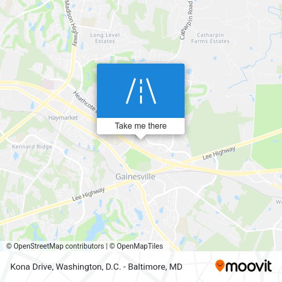 Mapa de Kona Drive