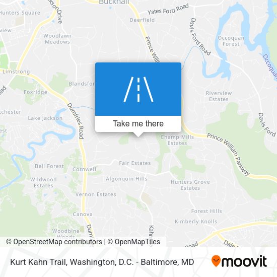 Kurt Kahn Trail map