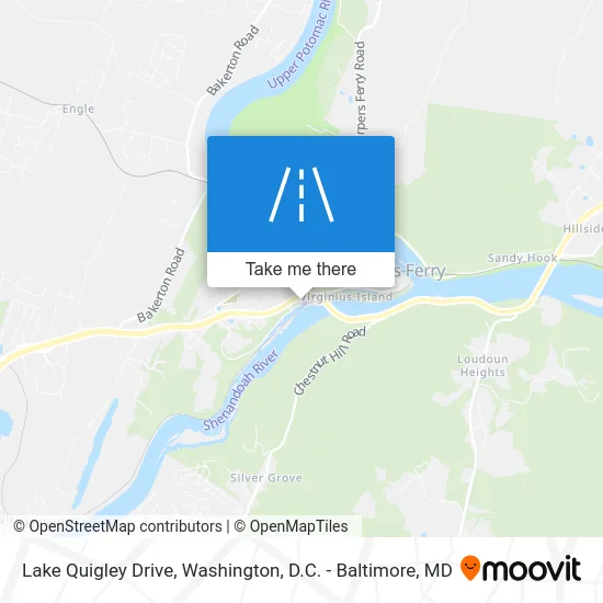 Lake Quigley Drive map