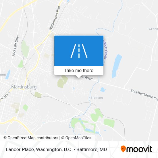 Lancer Place map