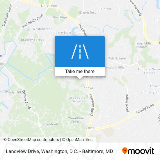 Landview Drive map