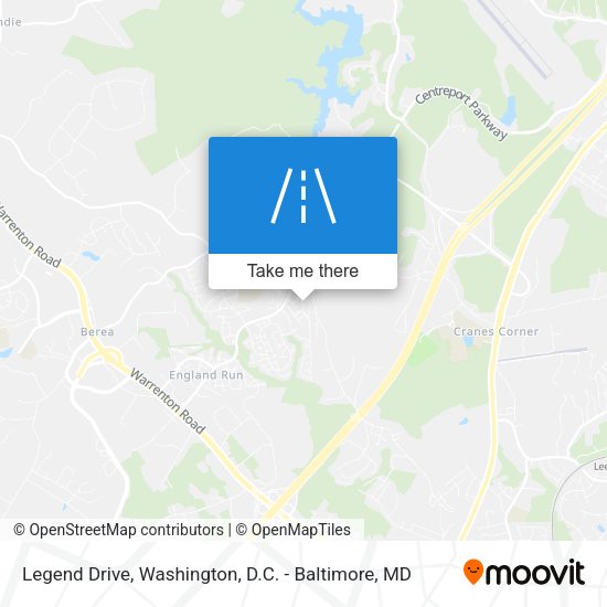 Legend Drive map
